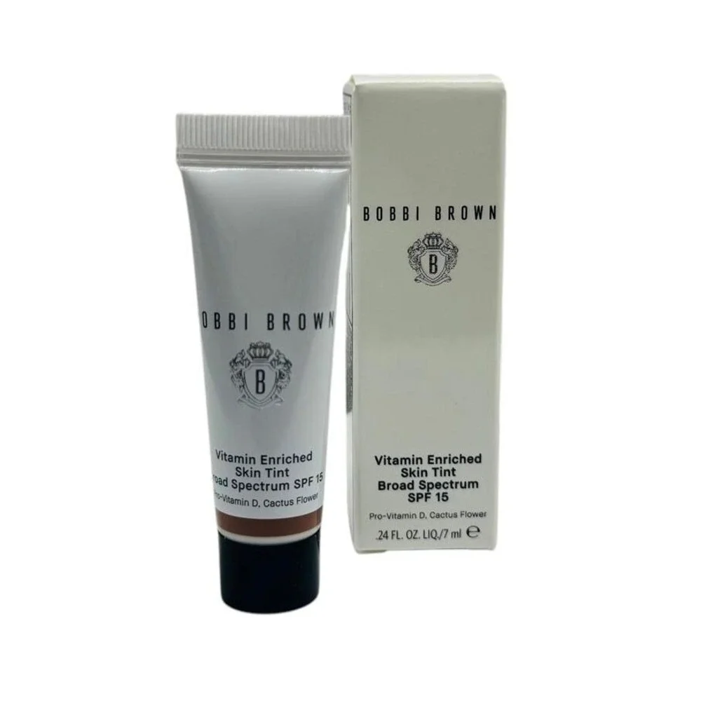Bobbi Brown Vitamin Enriched Skin Tint SPF 15 Deep 2 Mini 0.24 oz‎ Lot of 3